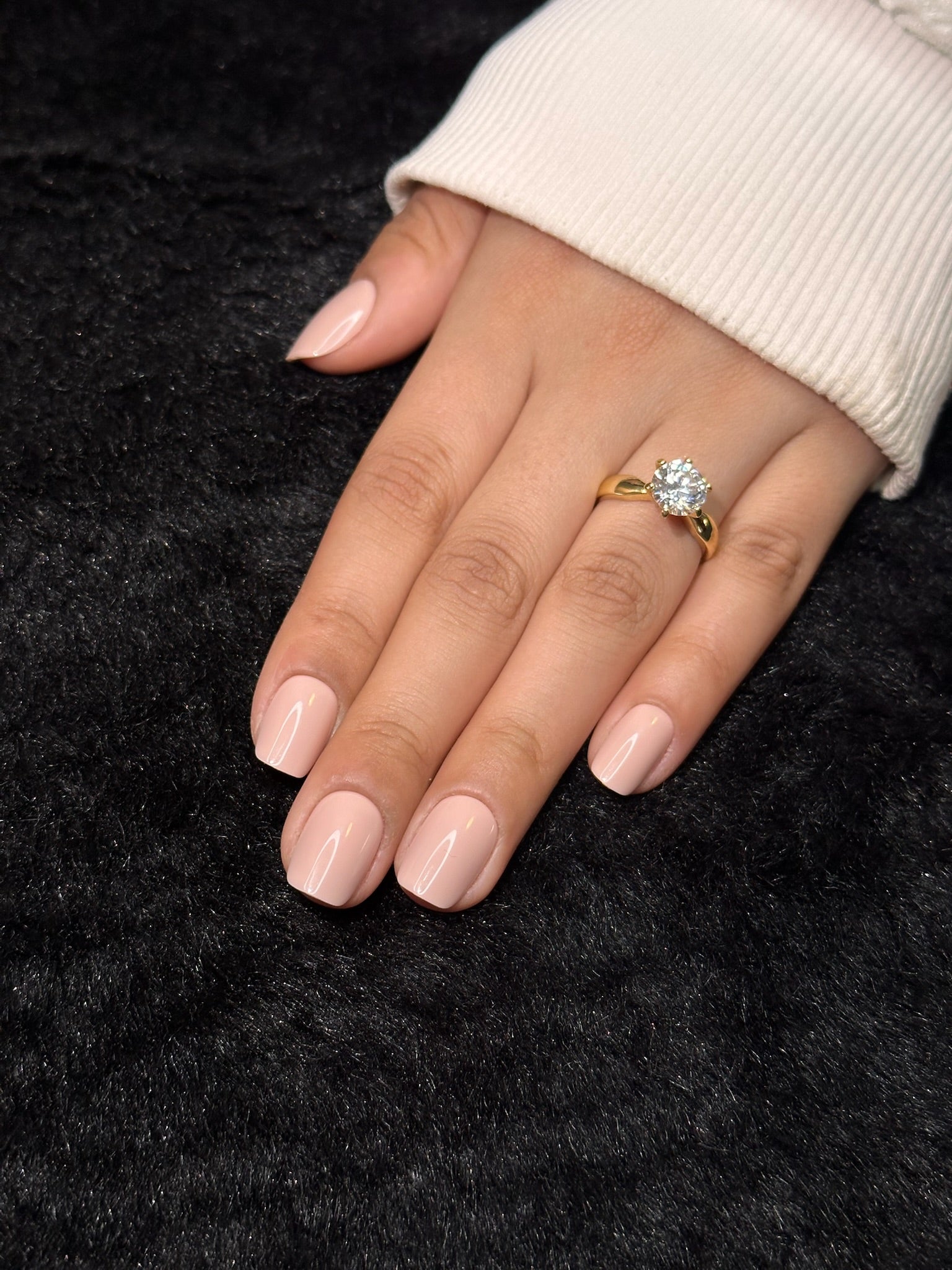 Nude Square press on nails — Nailora Paris