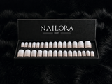 Ophélie – Milky White Chrome Ombré Press-On Nails