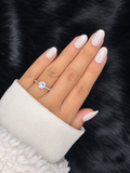 Eulalie — Short Almond Nude Pink Press On Nails
