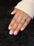 Beige Square press on nails — Nailora Paris