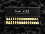Butter Yellow Almond press on nails — Nailora Paris
