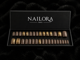 Garance press on nails set with Nailora Paris packaging box
