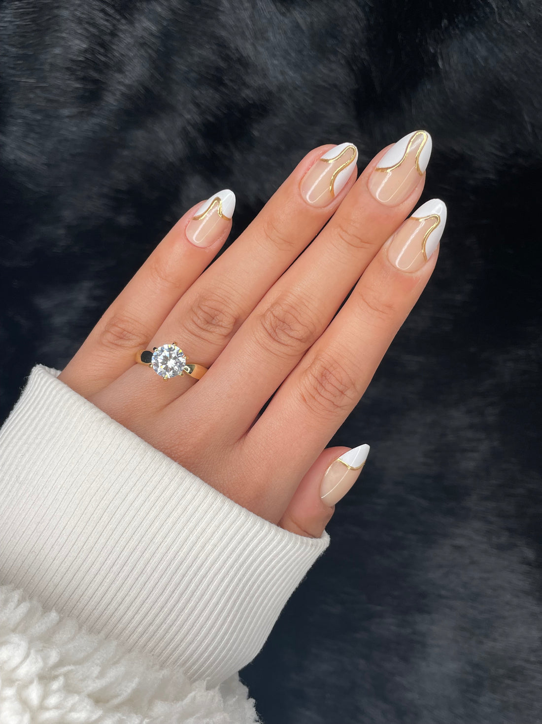 Nailora Aurore Nude French Art Almond Press On Nails — Photo 1