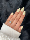 Nailora Beurre Butter Yellow Almond Press On Nails — Photo 1