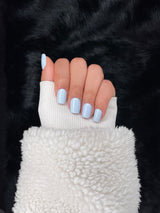 Nailora Ciel Powder Blue Square Press On Nails — Photo 2