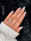 Nailora Claire French Tip Gold Almond Press On Nails — Photo 1