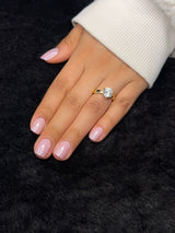 Nailora Pivoine Light Pink Pearl Square Press On Nails — Photo 3